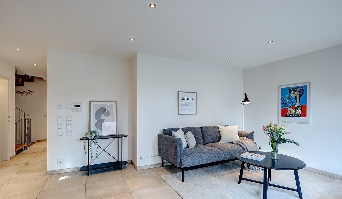 Düz ile 4 Odalar | Ismaning | 700081 | Wohnzimmer zum Wohlfühlen