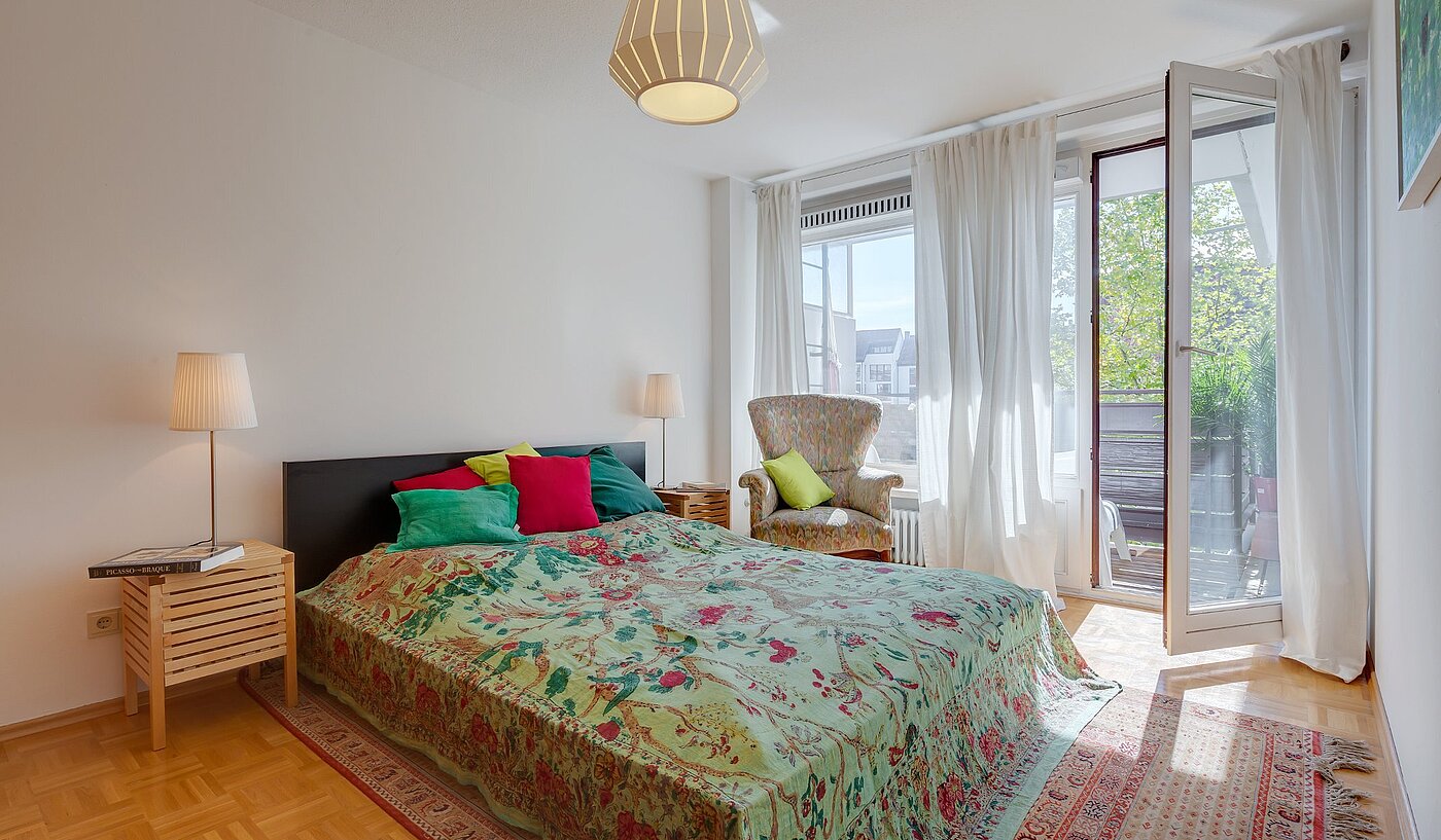 Düz ile 2 Odalar | München-Maxvorstadt | 2105ML2 | ...Zugang zum Balkon