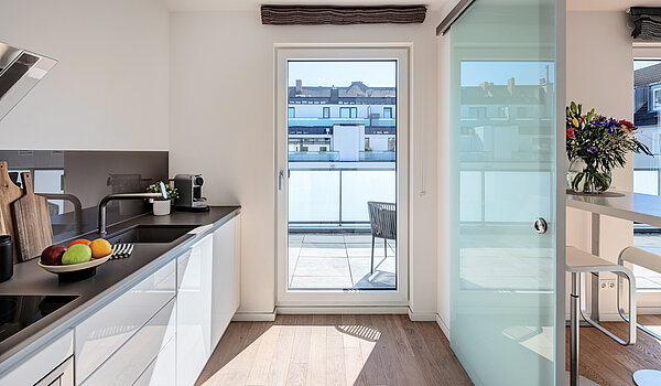 Penthouse s spletno stranjo . 2 Sobe | München-Bogenhausen | 70385 | Terrassenzugang für ein...