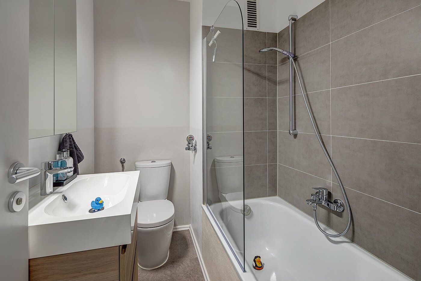 Düz ile 1 Oda | München-Schwabing | 2109ML5 | modernes Bad...