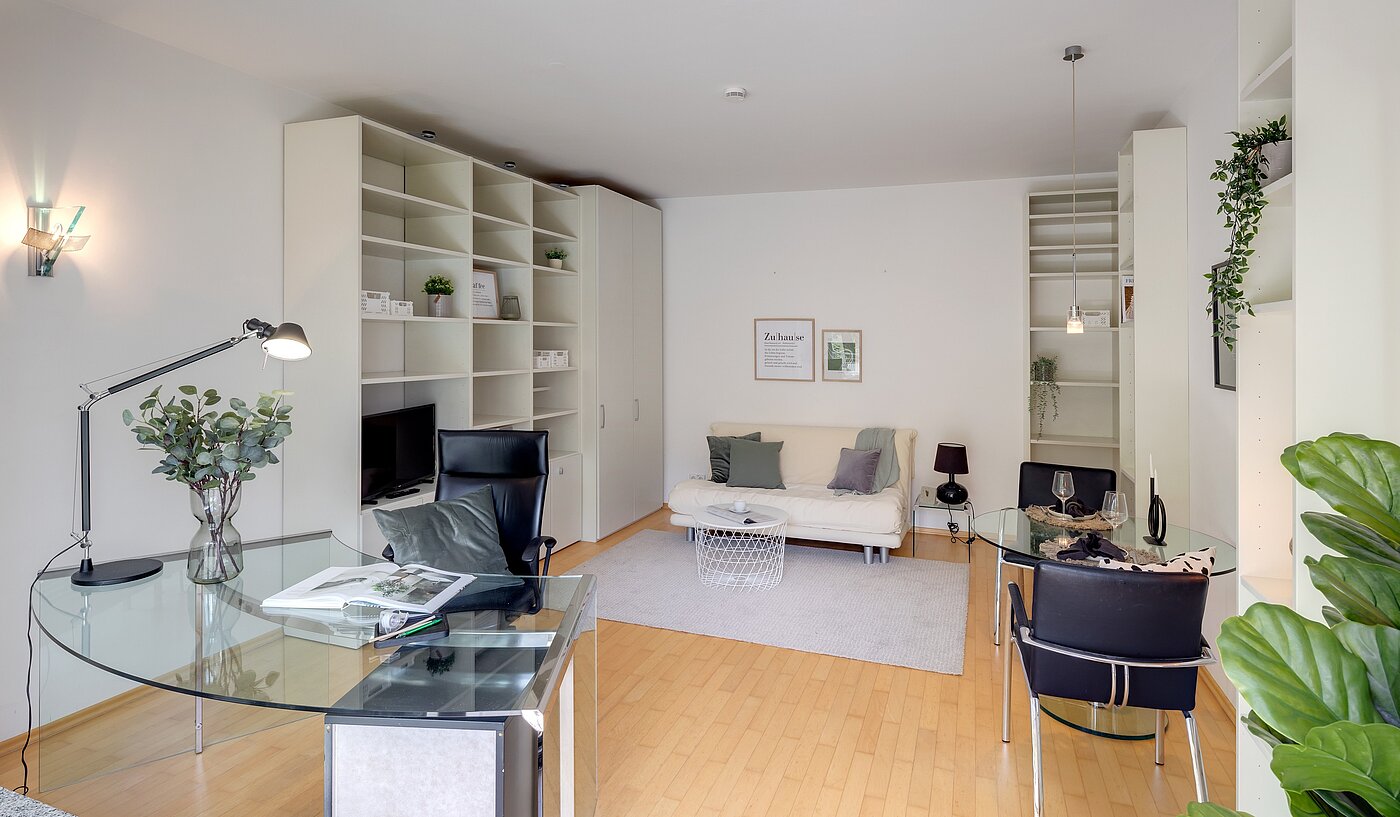 Düz ile 1 Oda | München-Maxvorstadt | 2206ML5 | ...hochwertigen Einbauten...