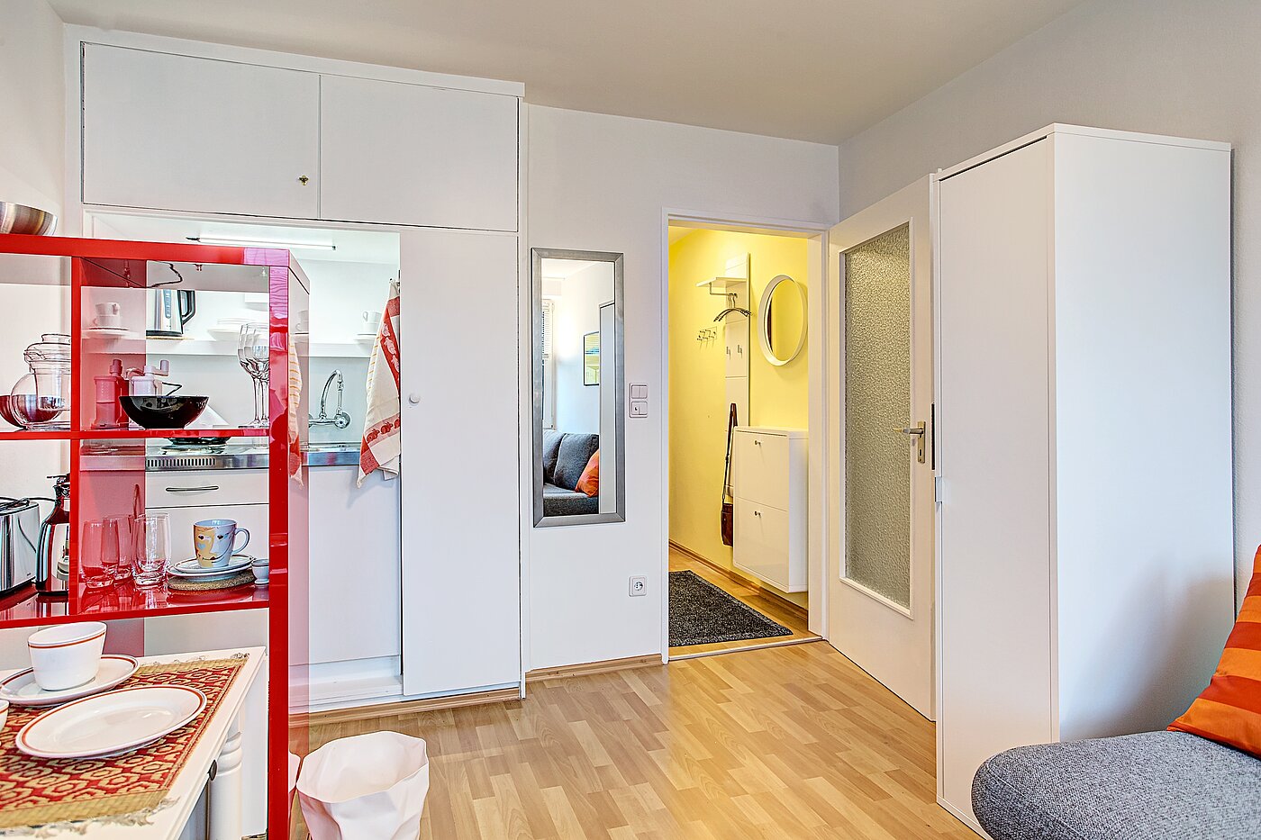 Apartment z 1 Pokój | München-Ludwigsvorstadt | 70469 | Blick zur Diele...