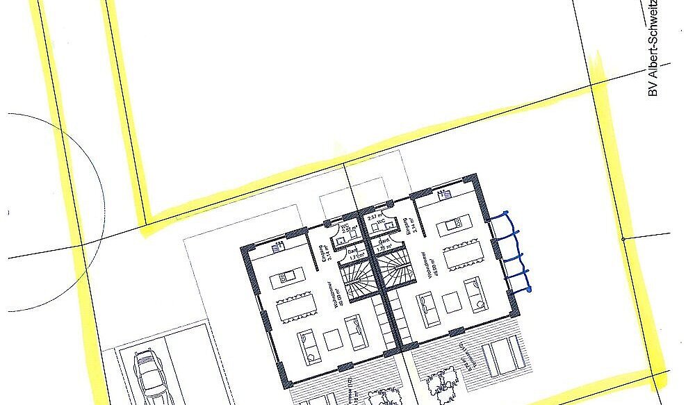 Fritliggende hus med 5 Værelser | Germering | 1712AK1 | Planung mit 2 DHH