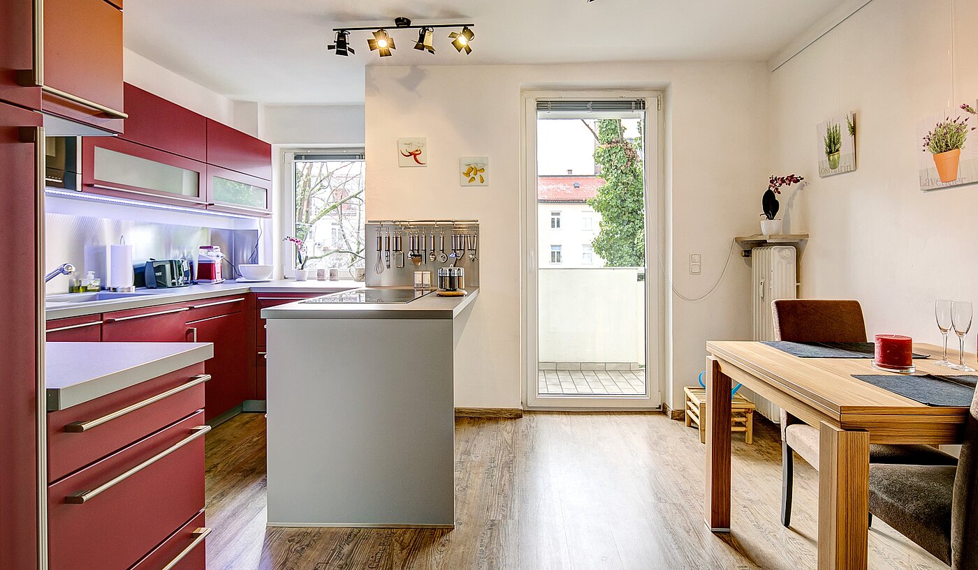 Plat cu 2.5 Camere | München-Maxvorstadt | 702031 | ...Wohnküche...