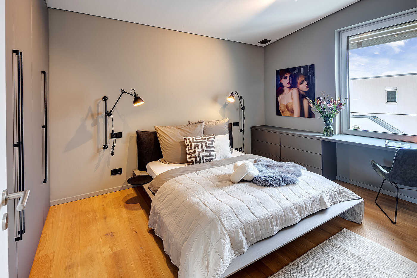 Penthouse z 2 Pokoje | München-Maxvorstadt | 704271 | Schlafzimmer mit...