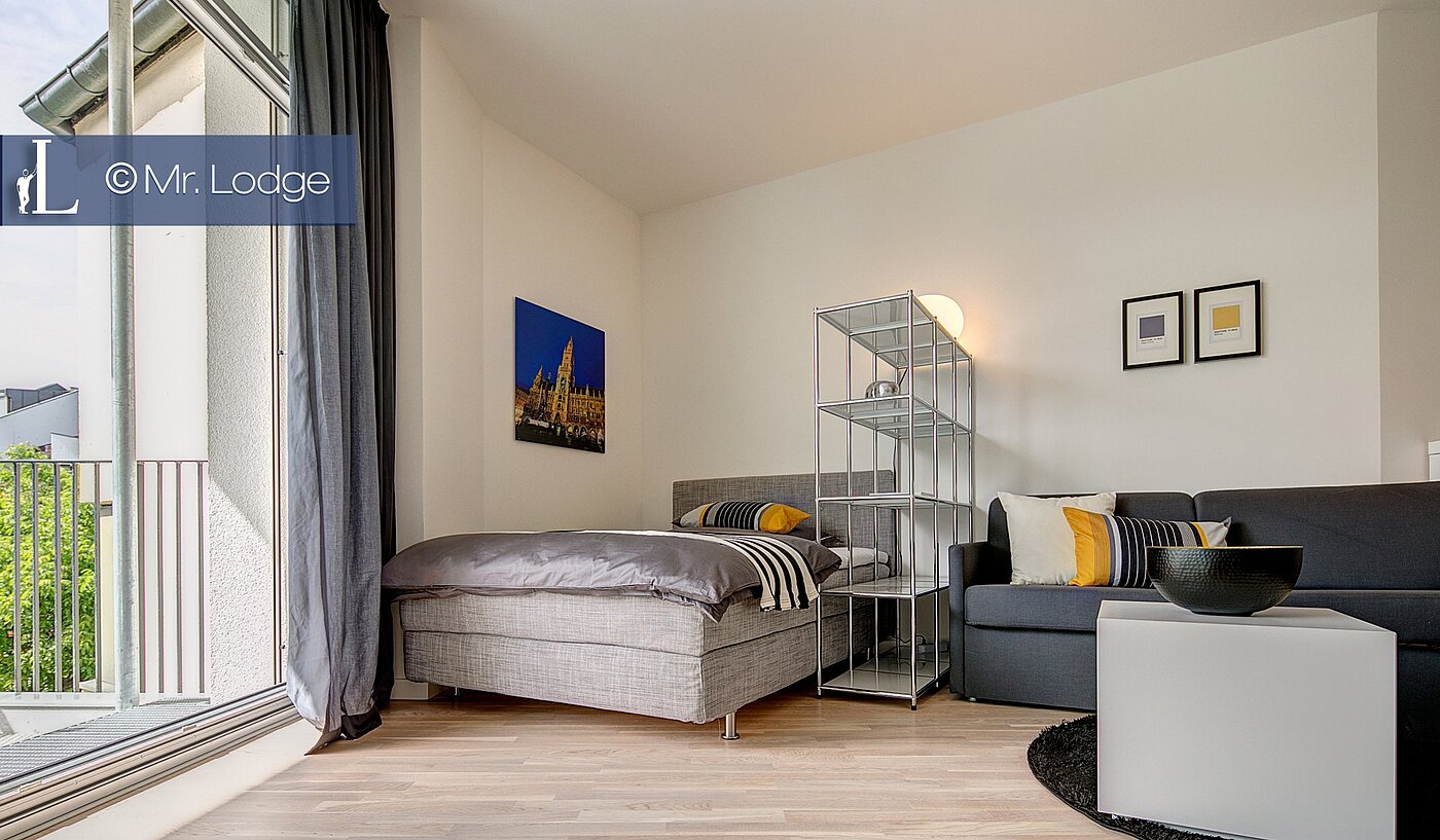 Lapos a  címen 1 Szoba | München-Bogenhausen | 1802ML4 | Schlafbereich....