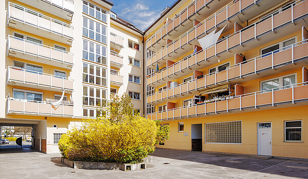 Ravna stran s spletno stranjo . 1 Soba | München-Obergiesing | 70420 | Außenansicht