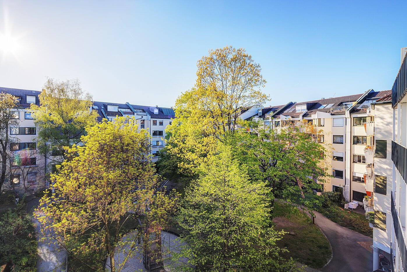 Apartment з 1.5 Кімнати | München-Bogenhausen | 70378 | ...mit Blick ins Grüne