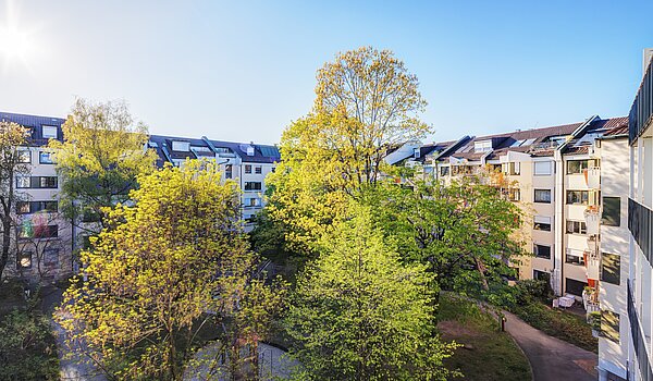 Apartment met 1.5 Kamers | München-Bogenhausen | 70378 | ...mit Blick ins Grüne