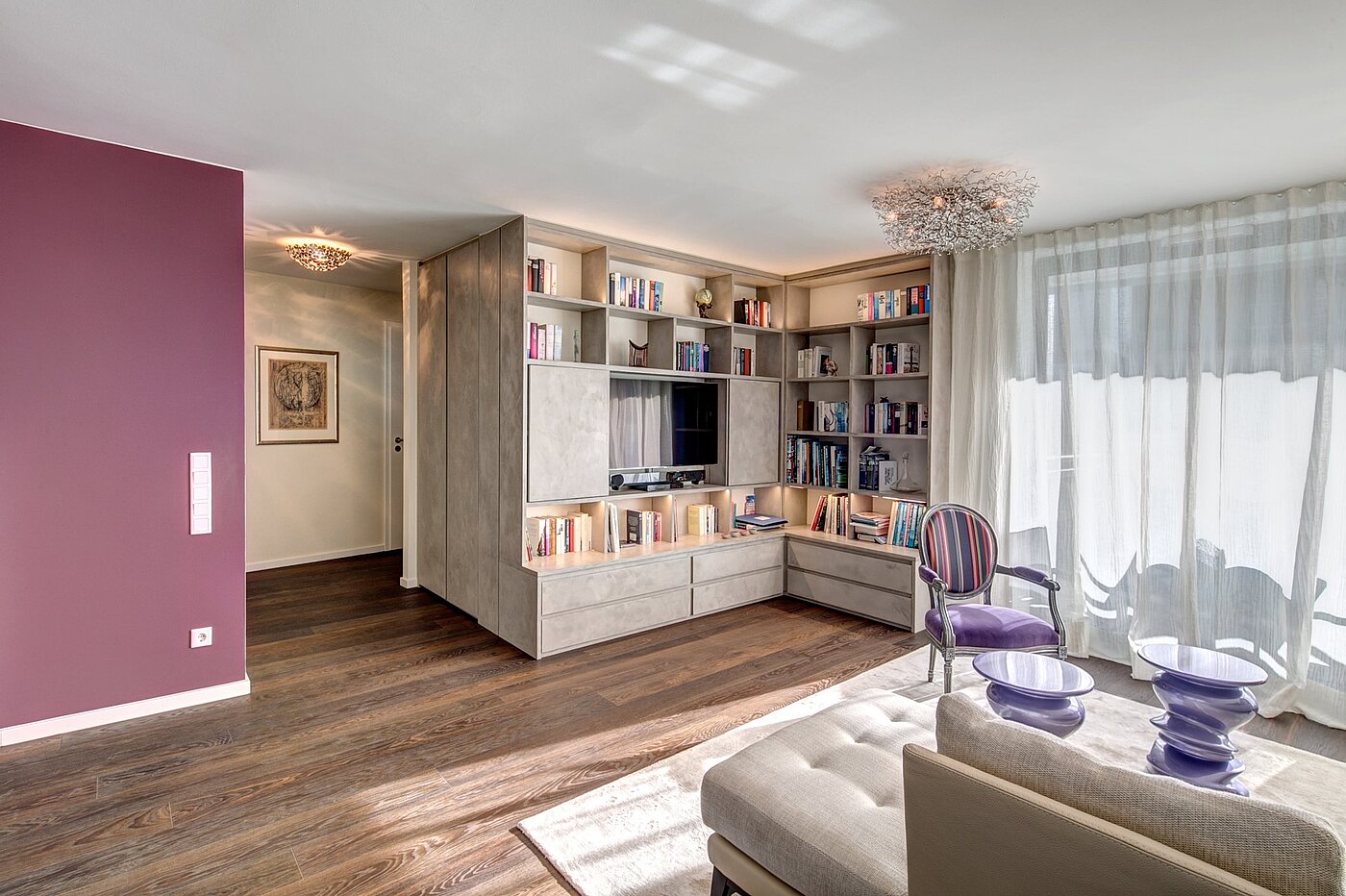 apartamento em prédio com 3 Zimmern | München-Schwabing | 1511ML1 | Wohnzimmer