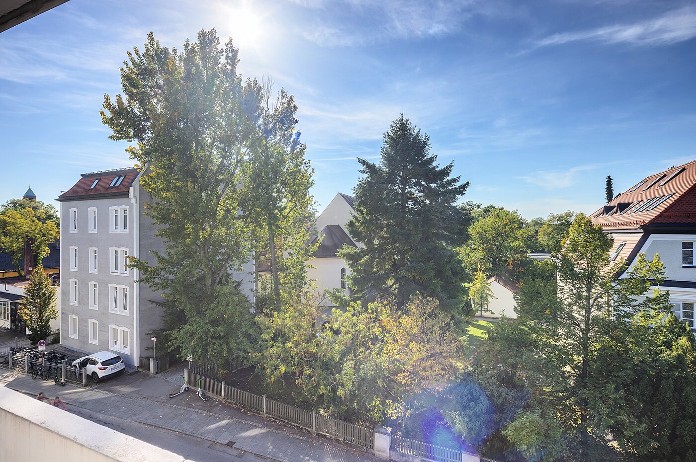 Apartment z 1 Pokój | München-Laim | 70503 | Blick vom Balkon
