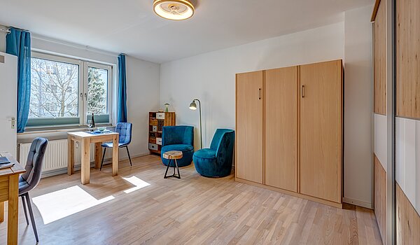 Επίπεδη με 1 Δωμάτιο | München-Schwabing | 70454 | Wohnen, Arbeiten und...