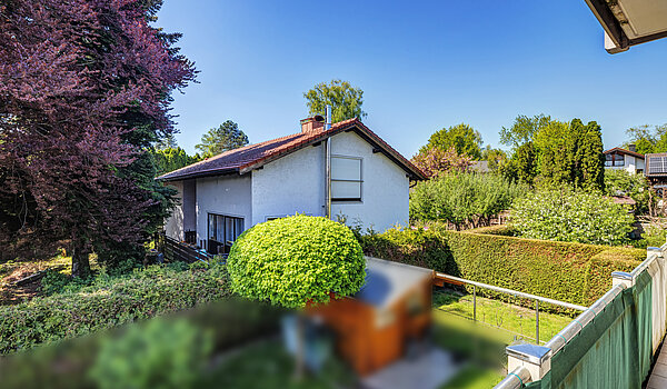 Επίπεδη με 3.5 Δωμάτια | Bad Aibling | 70442 | Blick vom Westbalkon