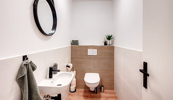 Επίπεδη με 3 Δωμάτια | Unterhaching | 70421 | Gästetoilette