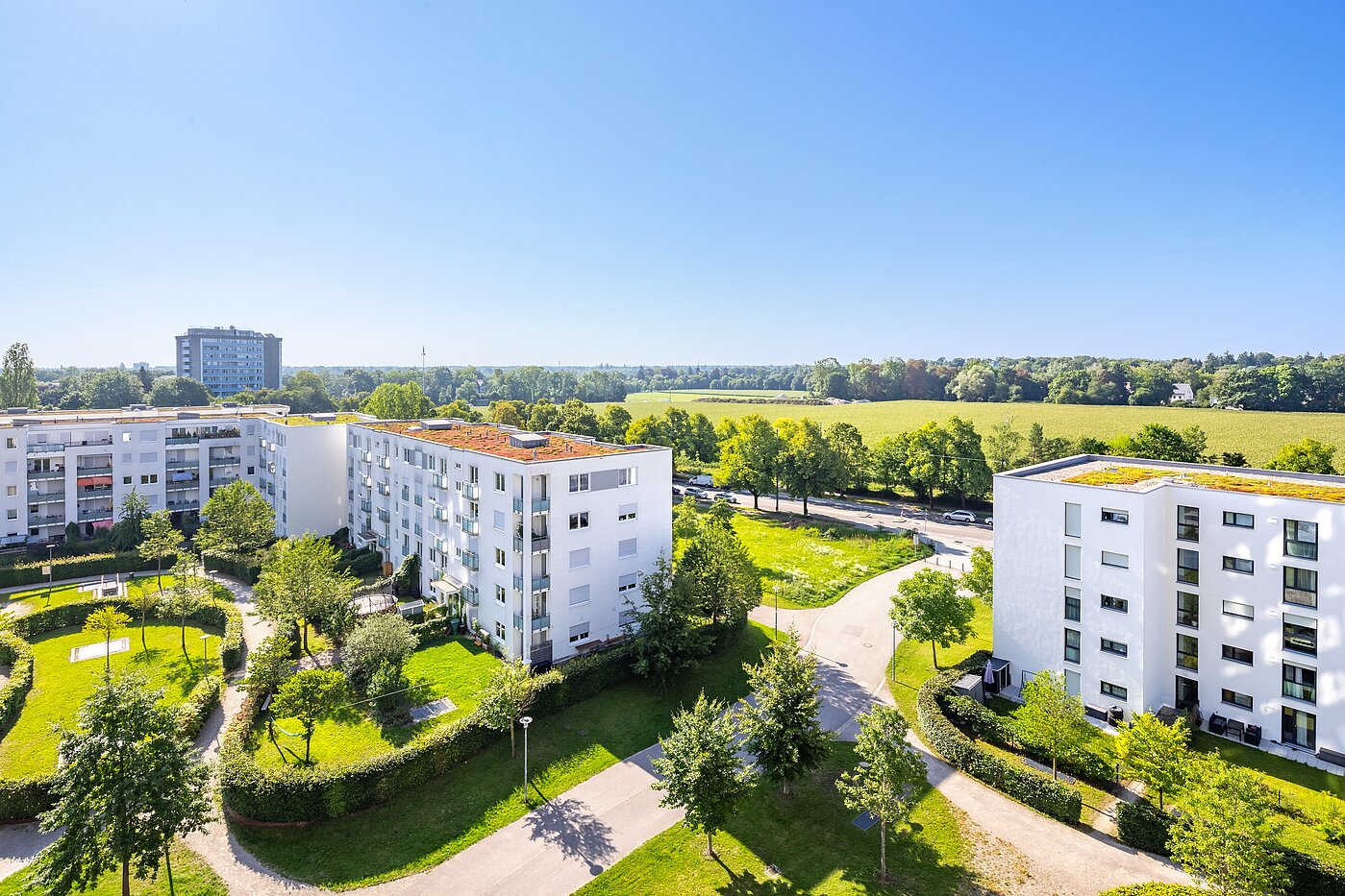 Επίπεδη με 3 Δωμάτια | München-Obersendling | 70260 | Aussicht