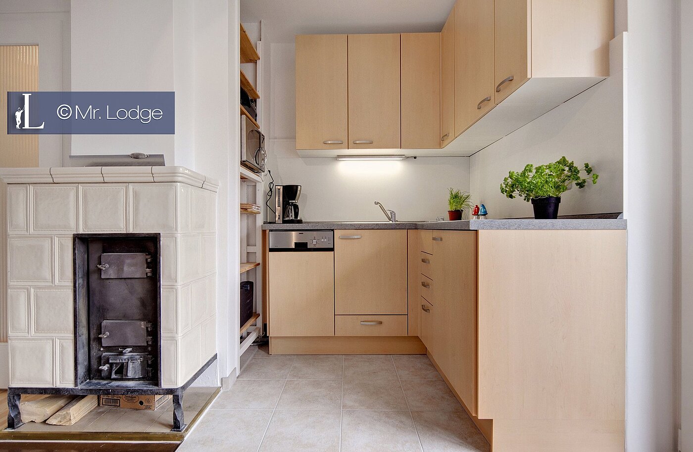 Płaski z 2 Pokoje | München-Laim | 1704ML3 | gemütlicher Kachelofen