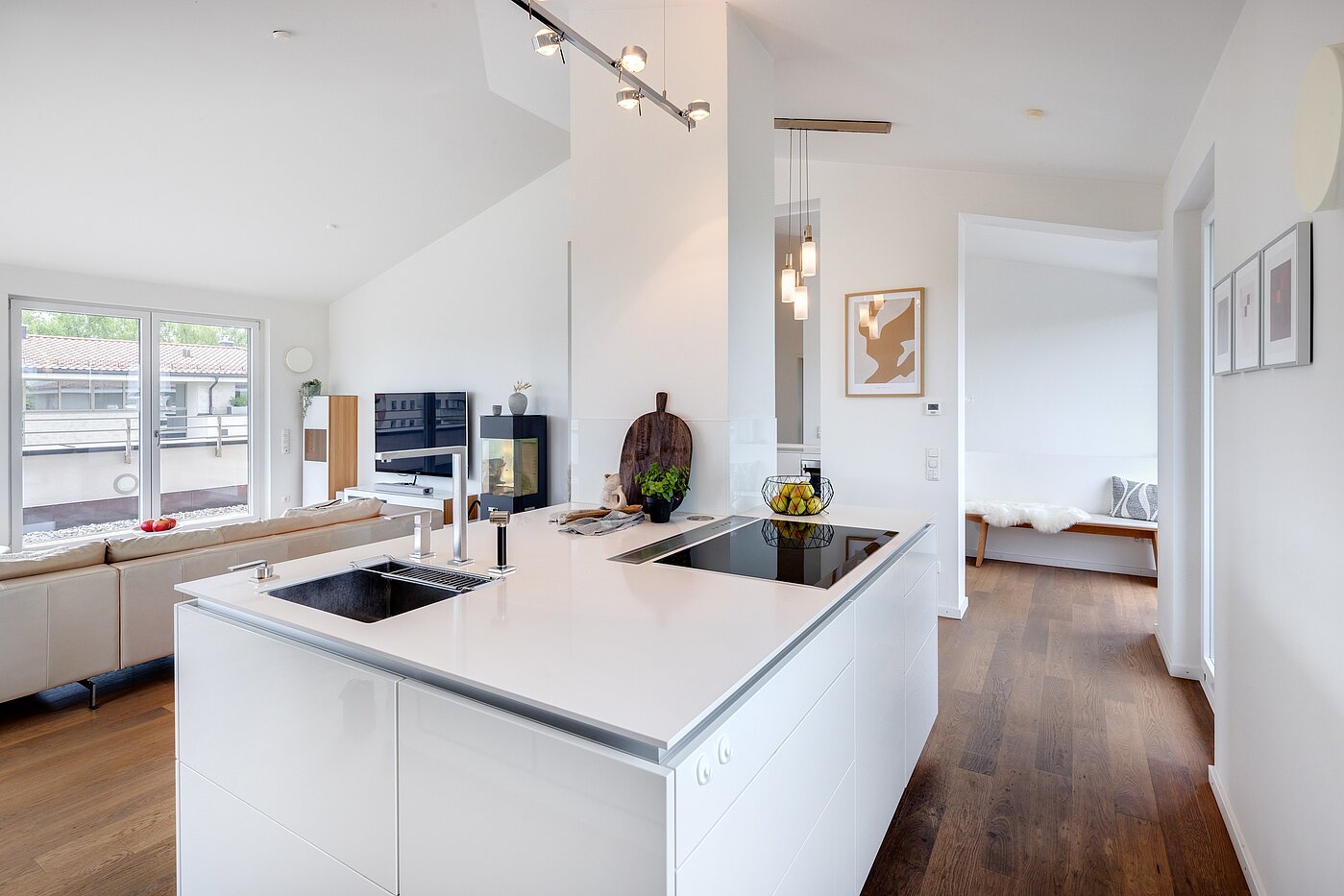 Penthouse med 3.5 Rum | München-Oberföhring | 70237 | ... mit Kochinsel und ...