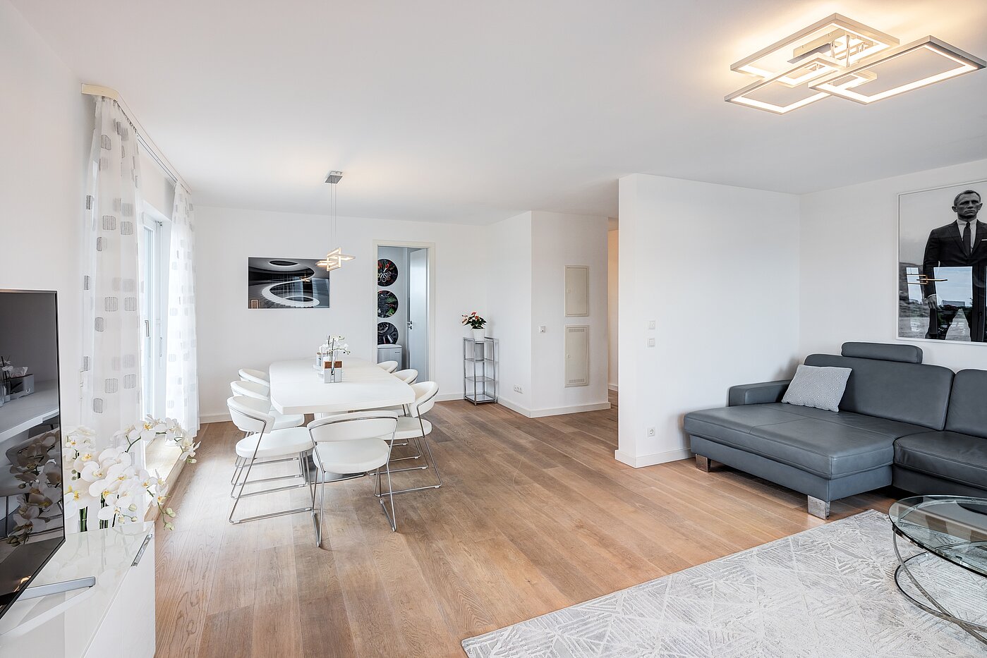 Penthouse z 3 Pokoje | München-Riem | 70468 | Wohnzimmer