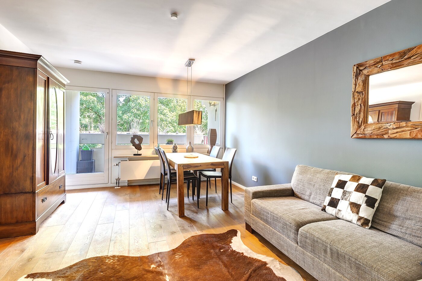 Плоский з 2 Кімнати | München-Obersendling | 701825 | ...mit großen Fensterfronten...