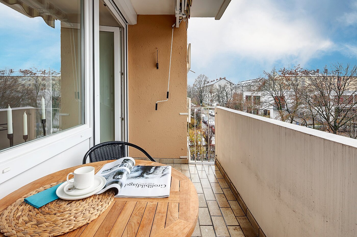 Plat met 2 Kamers | München-Sendling-Westpark | 1811ML1 | .. mit Markise