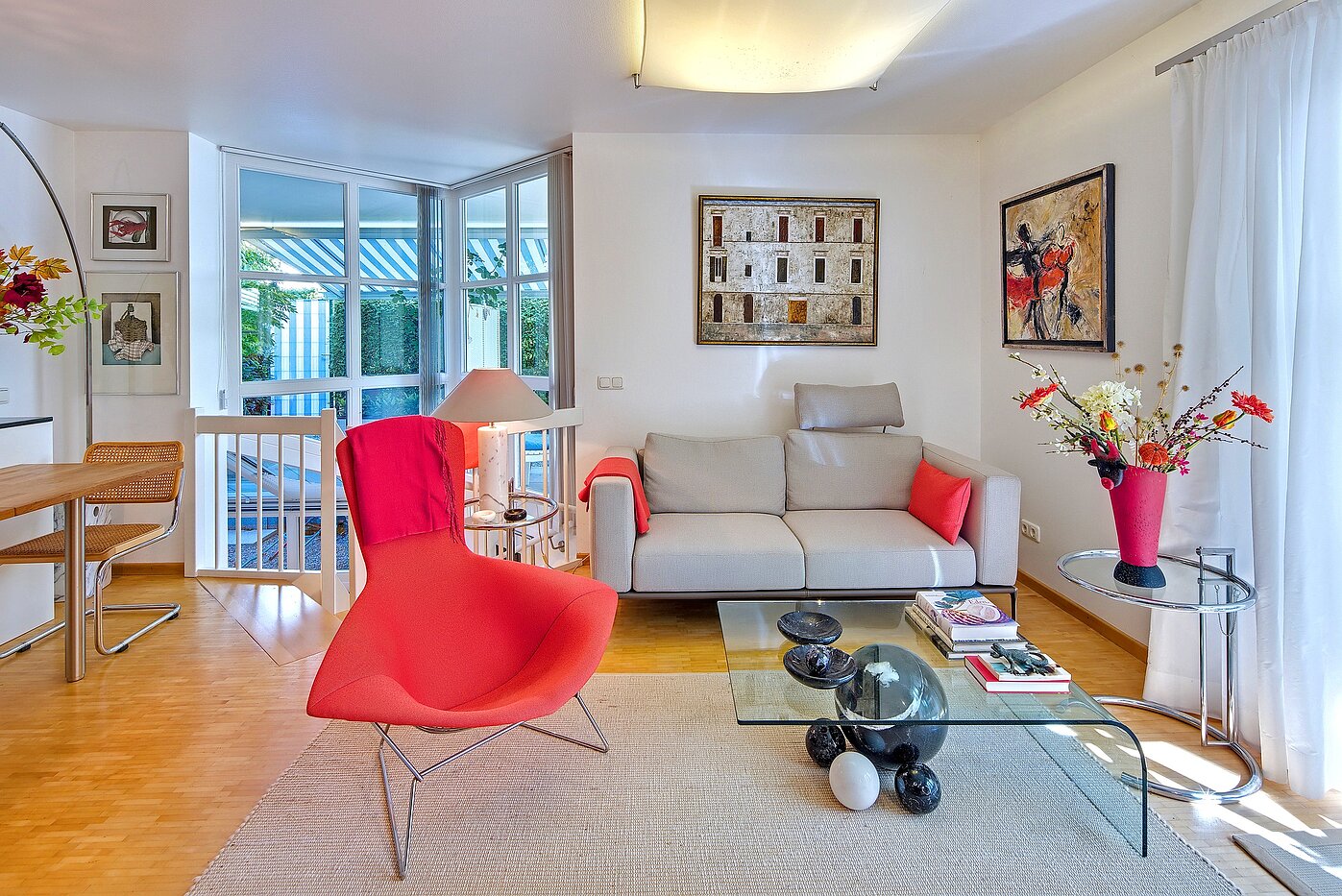 Lejlighed i stueetagen med 2 Værelser | München-Obermenzing | 70280 | Wohnbereich