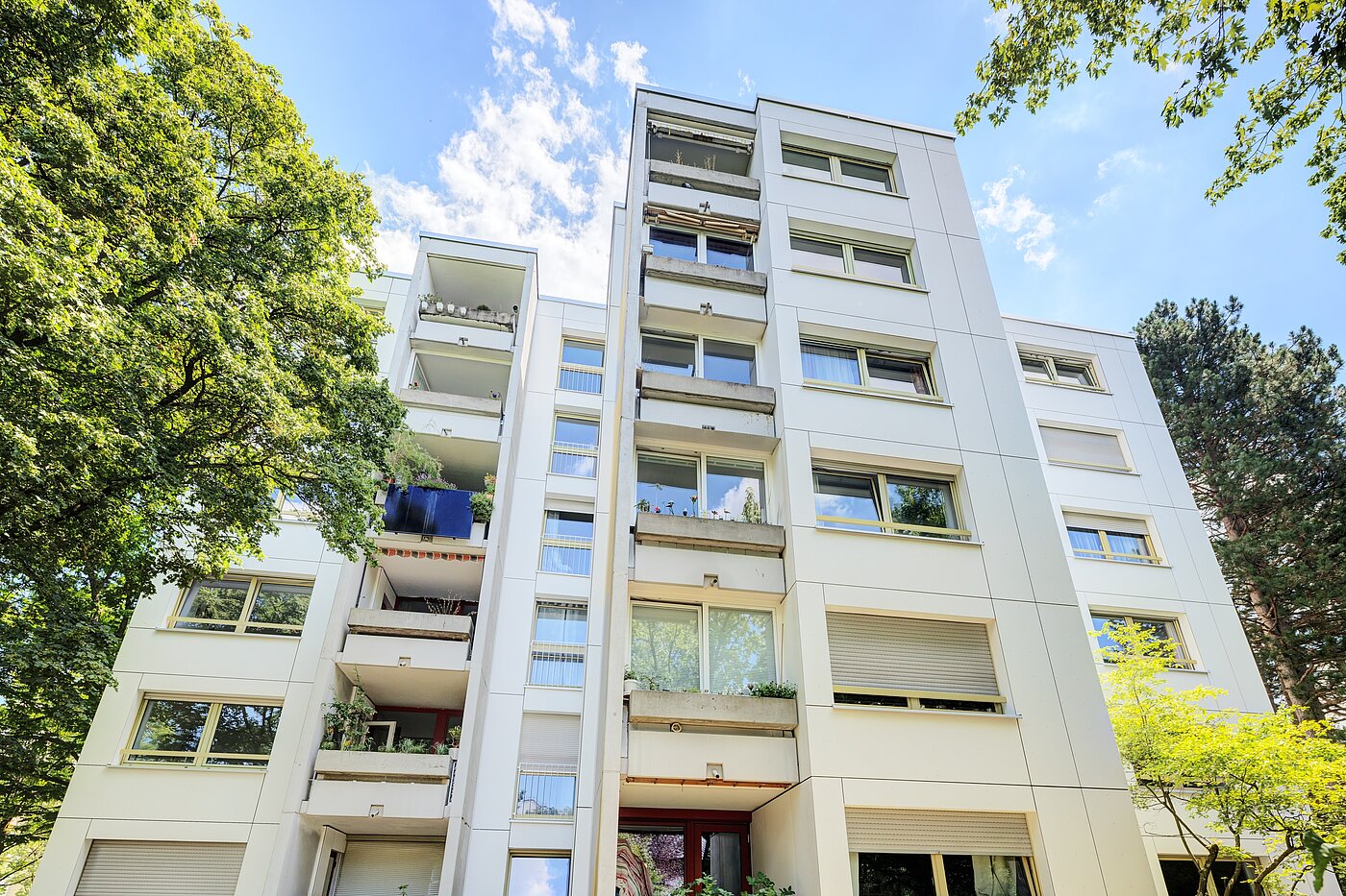 Плосък с 2 Стаи | München-Hadern | 704101 | Außenansicht Richtung Wintergarten