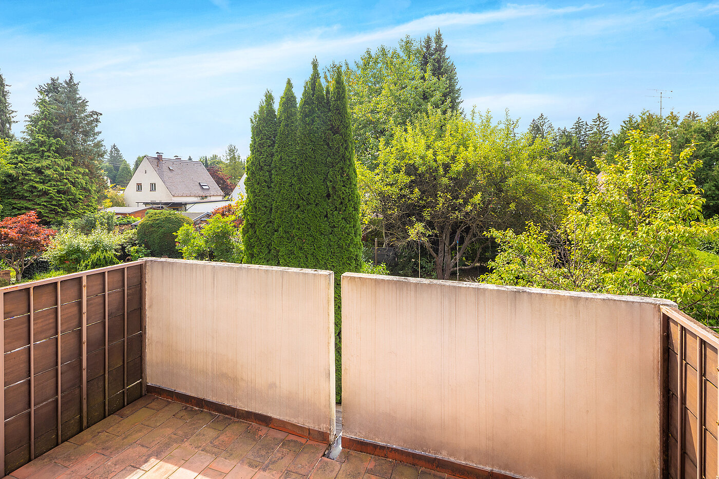 Narożny dom szeregowy z 5.5 Pokoje | München-Trudering | 702531 | Sonniger Balkon
