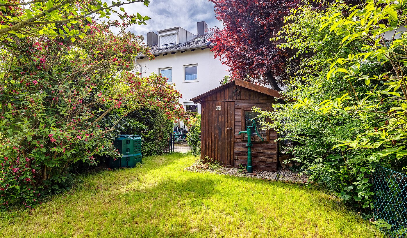 Терасова къща в центъра с 4 Стаи | Maisach | 70125 | Garten mit Gartenhaus