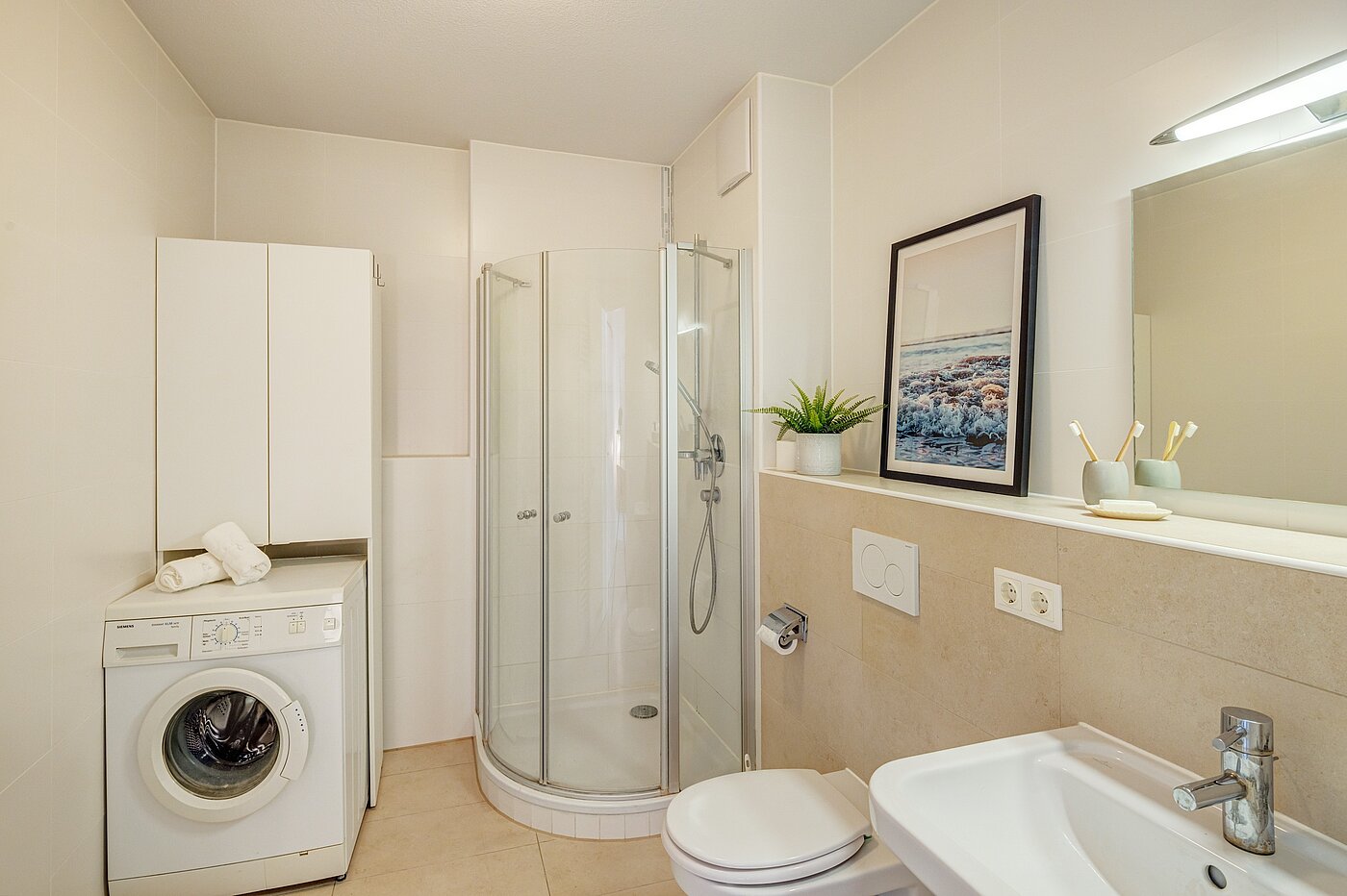 Flad med 2 Værelser | München-Obergiesing | 70150 | ...mit Dusche