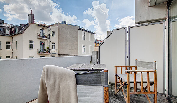 Apartment met 1 Kamer | München-Maxvorstadt | 70448 | Terrasse