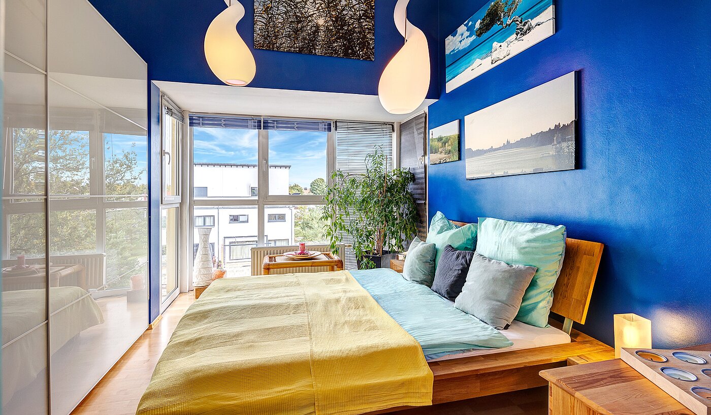 Flad med 2.5 Værelser | Eching | 70100 | Schlafen mit Erker