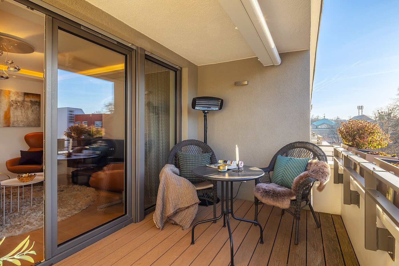 Płaski z 4 Pokoje | München-Bogenhausen | 70380 | Gemütlicher Balkon...