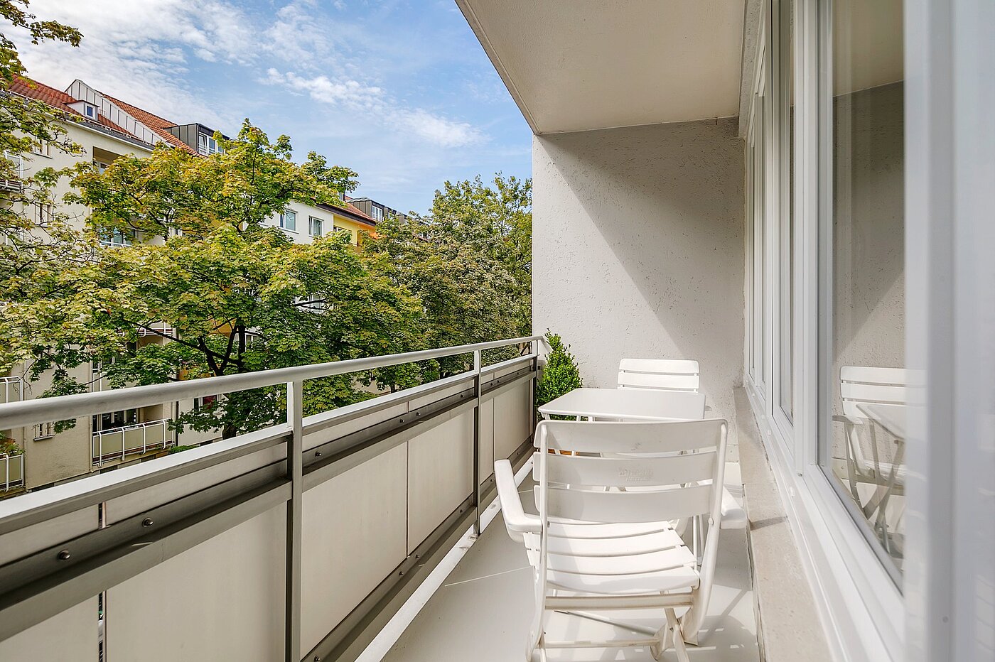 Плосък с 1 Стая | München-Schwabing | 2105ML1 | Sonniger Westbalkon