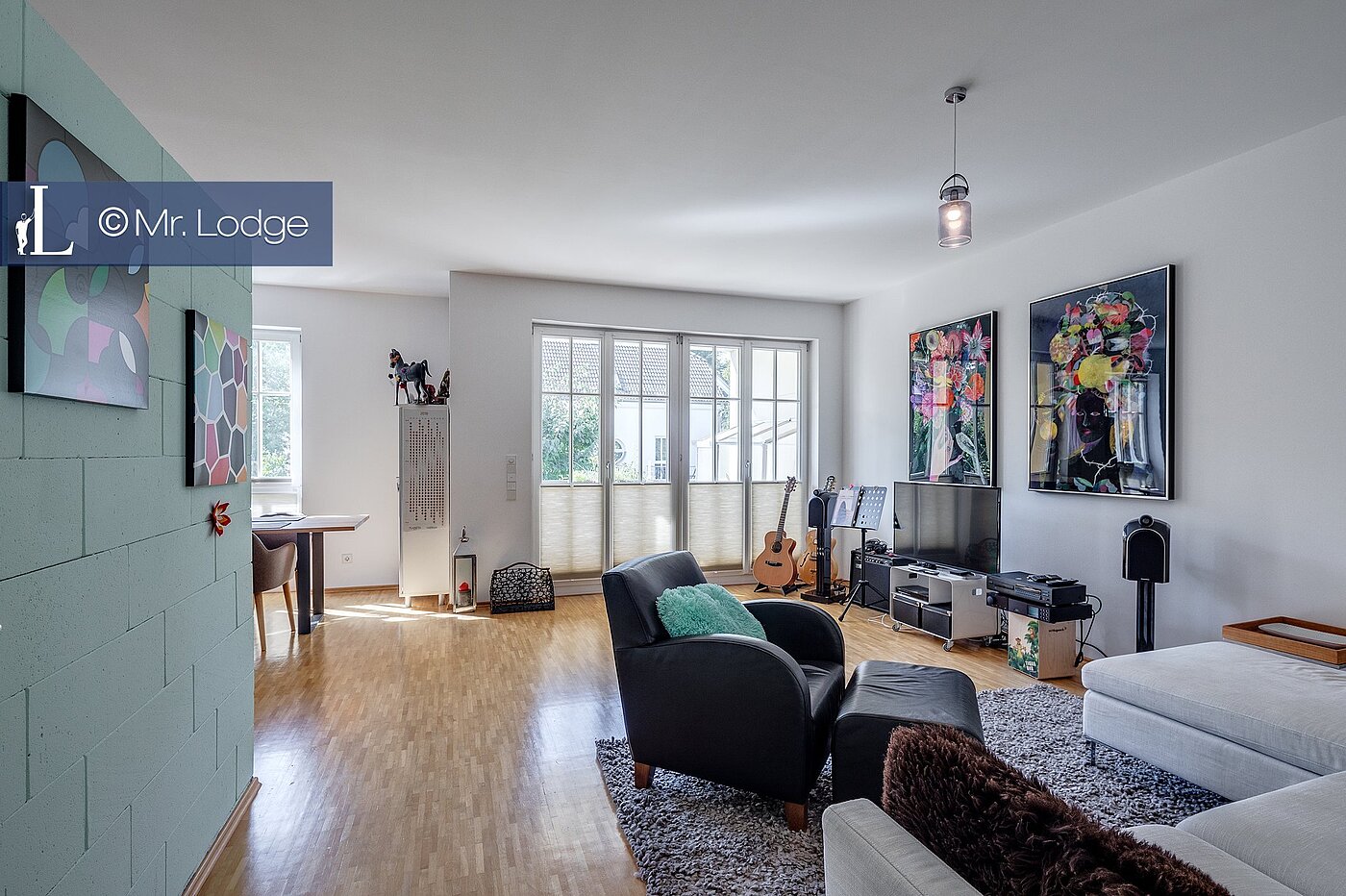 Apartment with 3 room | München-Solln | 1809D8 | Helles Wohnzimmer
