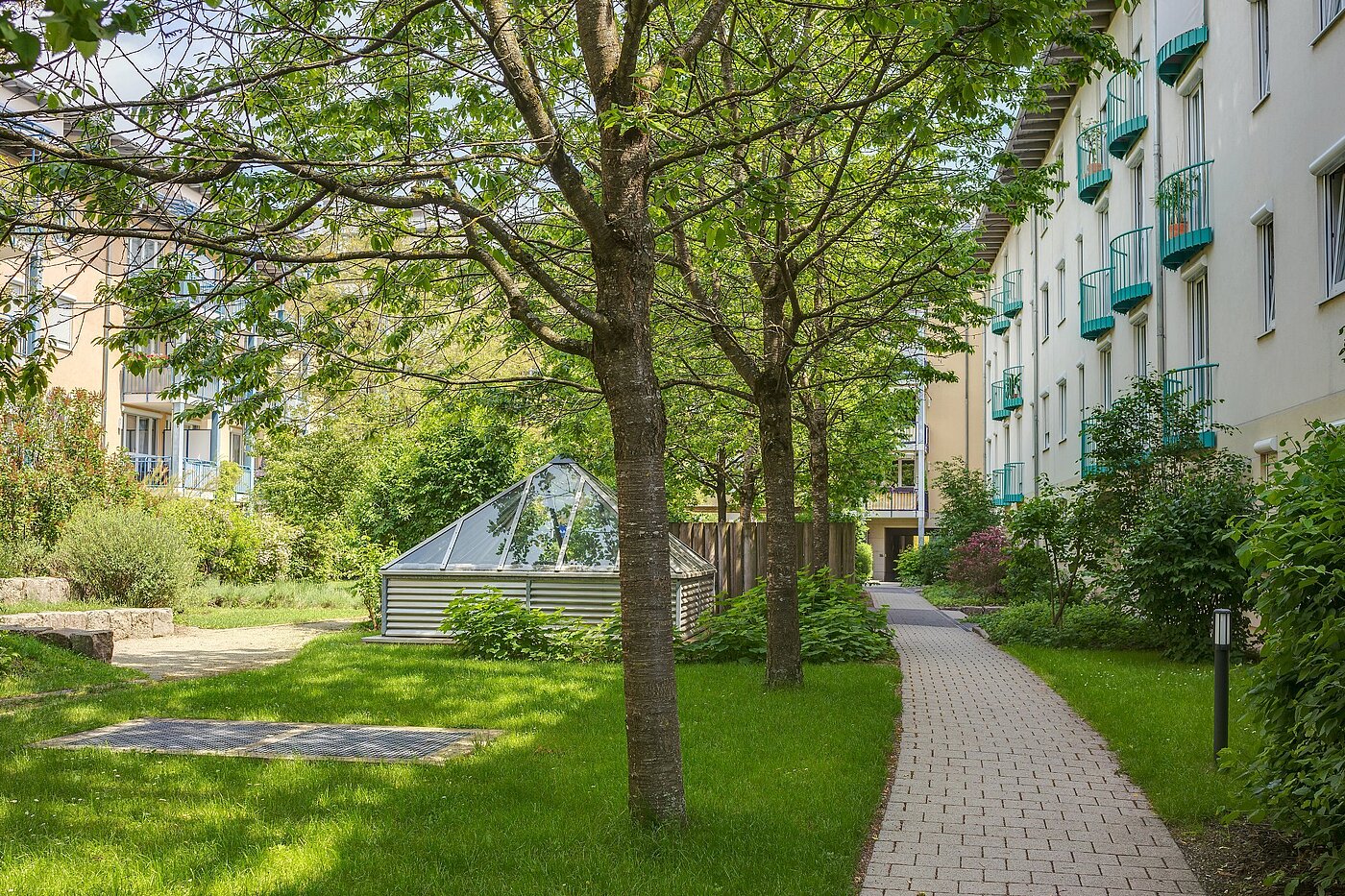 1층 평면 와 함께 1.5 객실 | München-Obersendling | 1805ML2 | ....grünen Innenhof