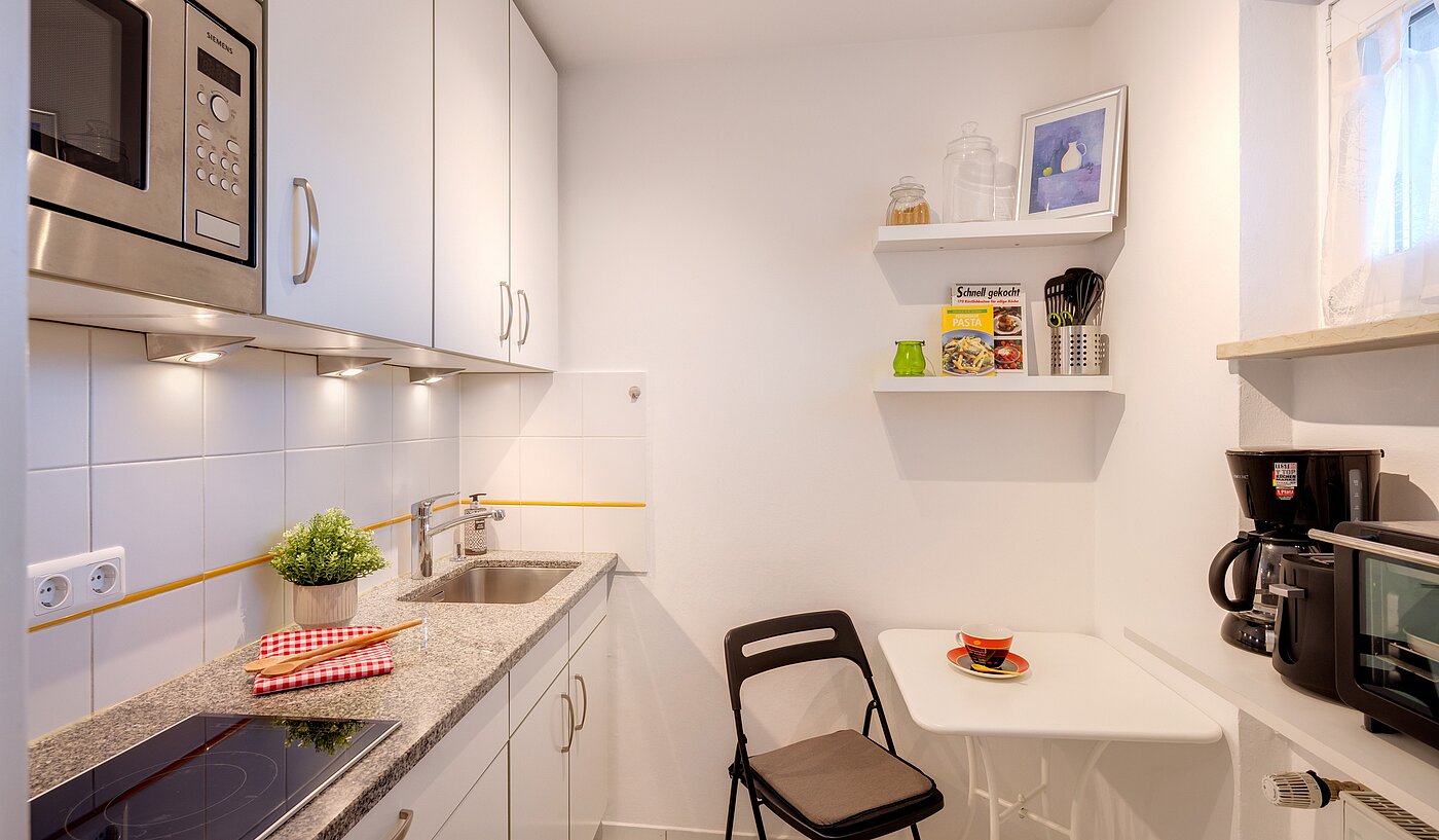 Apartment med 1 Værelse | München-Sendling-Westpark | 70395 | Küche mit...