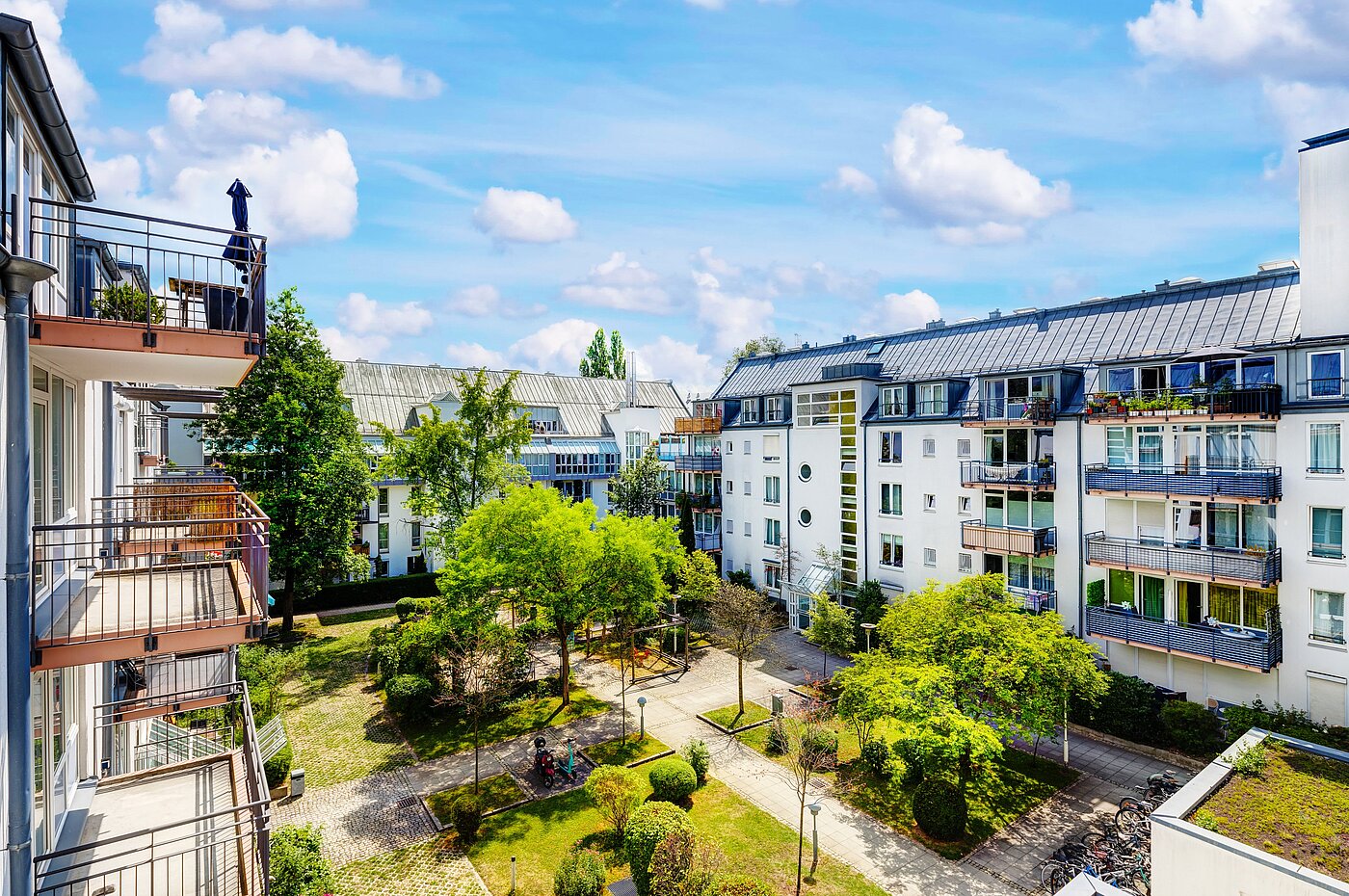 Плосък с 2 Стаи | München-Obersendling | 70039 | Mit Ausblick ins Karree