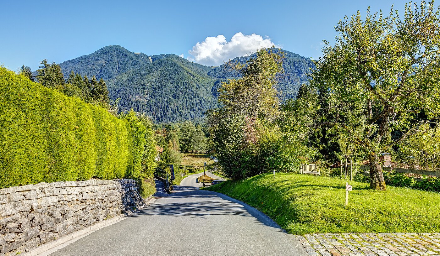Köşe teraslı ev ile 3 Odalar | Kreuth | 70037 | Auffahrt zum Grundstück