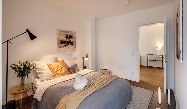 Terrassenwohnung a  címen 2 Szobák | München-Harlaching | 70372 | Schlafen 1