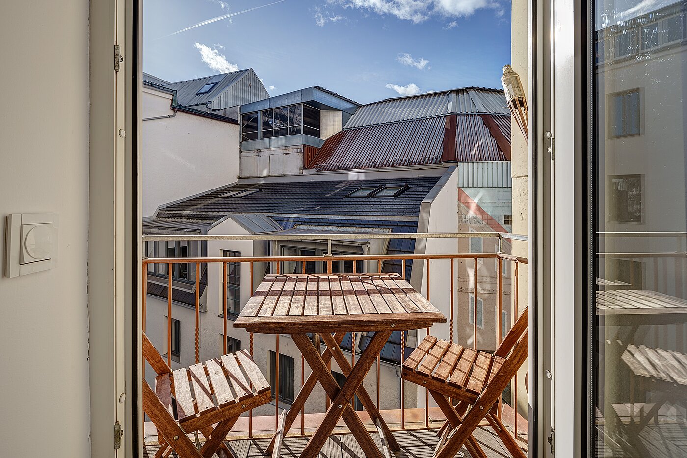 Płaski z 1 Pokój | München-Altstadt | 2111ML04 | Sonniger Balkon