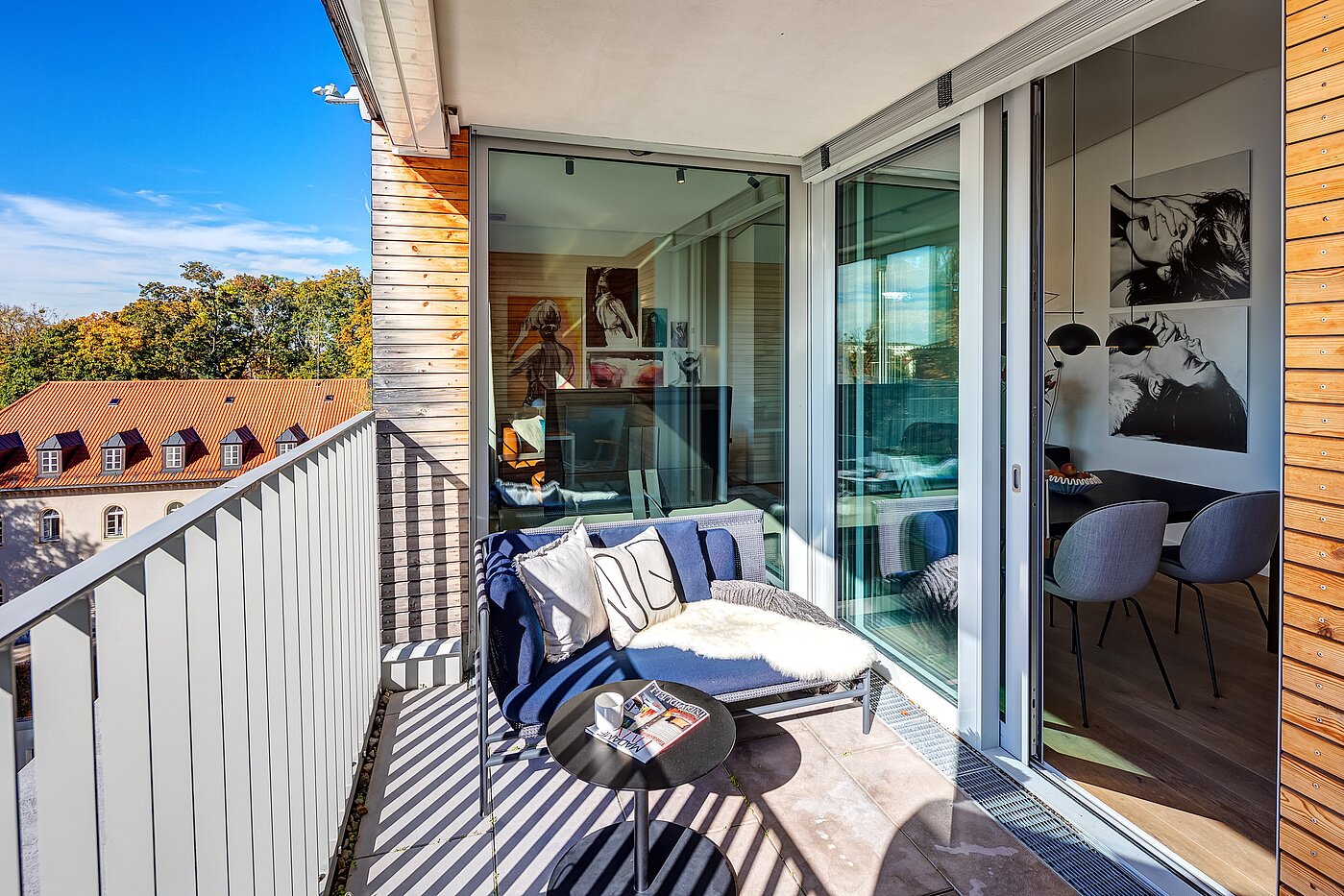 Мансардна квартира з 2 Кімнати | München-Maxvorstadt | 701661 | ...der Süd-Loggia