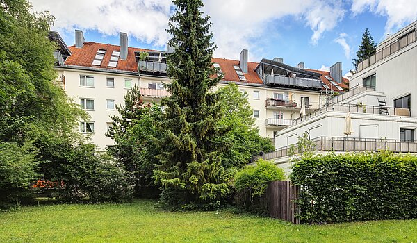 Επίπεδη με 1 Δωμάτιο | München-Schwabing | 70454 | Gartenseite