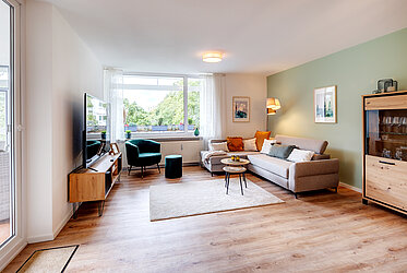 Unterhaching: Modern driekamerappartement met een zonnige loggia op het zuiden om verliefd op te worden