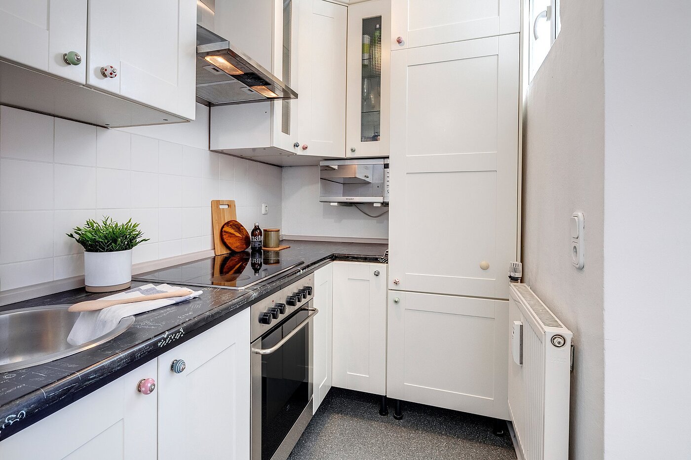 Επίπεδη με 1 Δωμάτιο | München-Berg am Laim | 2003ML15 | Voll ausgestattete Küche mit