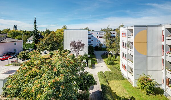 Lapos a  címen 2.5 Szobák | München-Hadern | 70393 | Ausblick von der Loggia