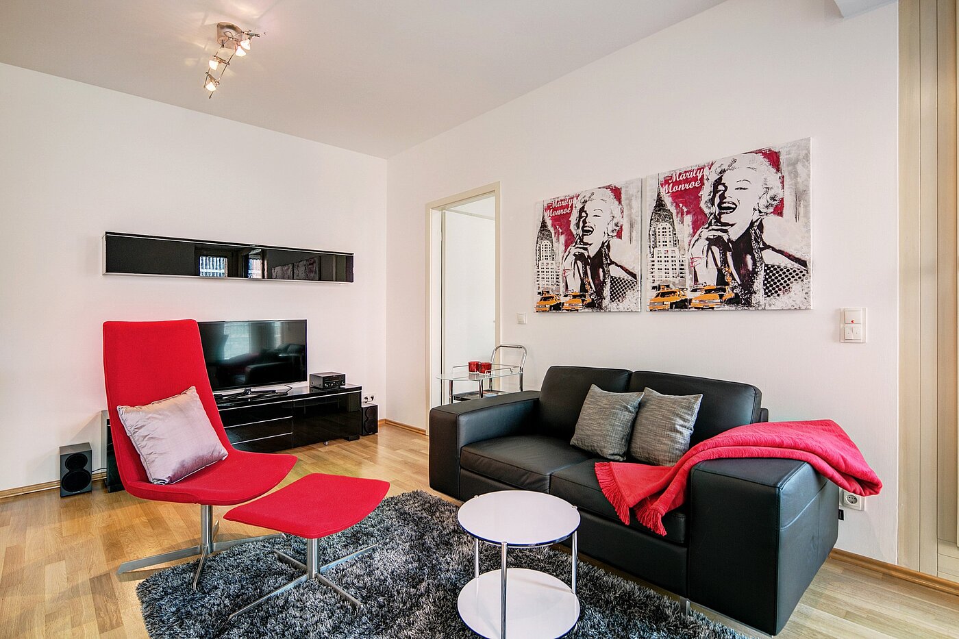 Płaski z 1.5 Pokoje | München-Schwabing | 70392 | Wohnbereich