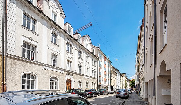 Maisonette lakás a  címen 3 Szobák | München-Lehel | 2209ML5 | Ruhige Einbahnstrasse