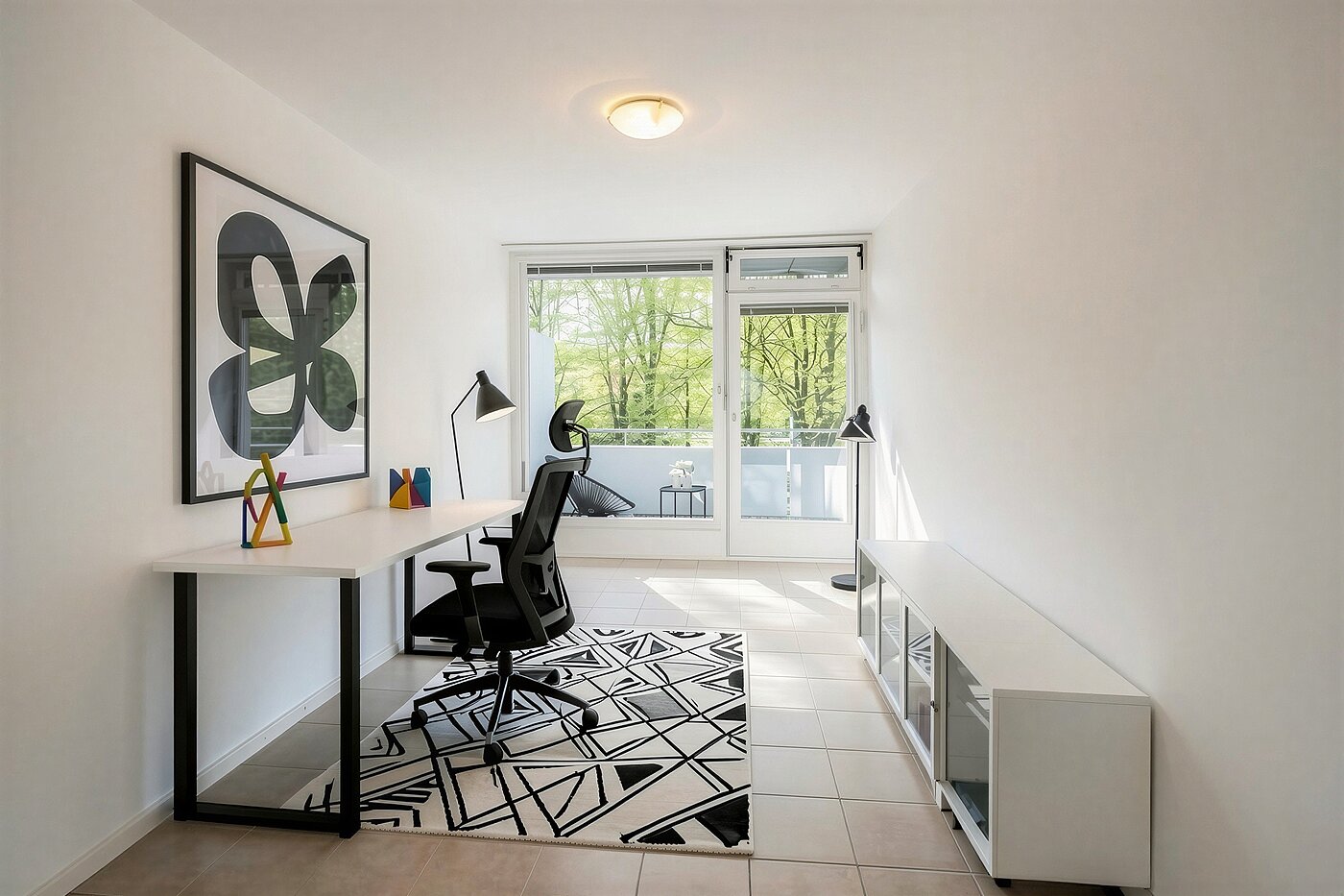 Plat cu 3.5 Camere | München-Bogenhausen | 703051 | Kinder oder Homeoffice - (KI generiert)