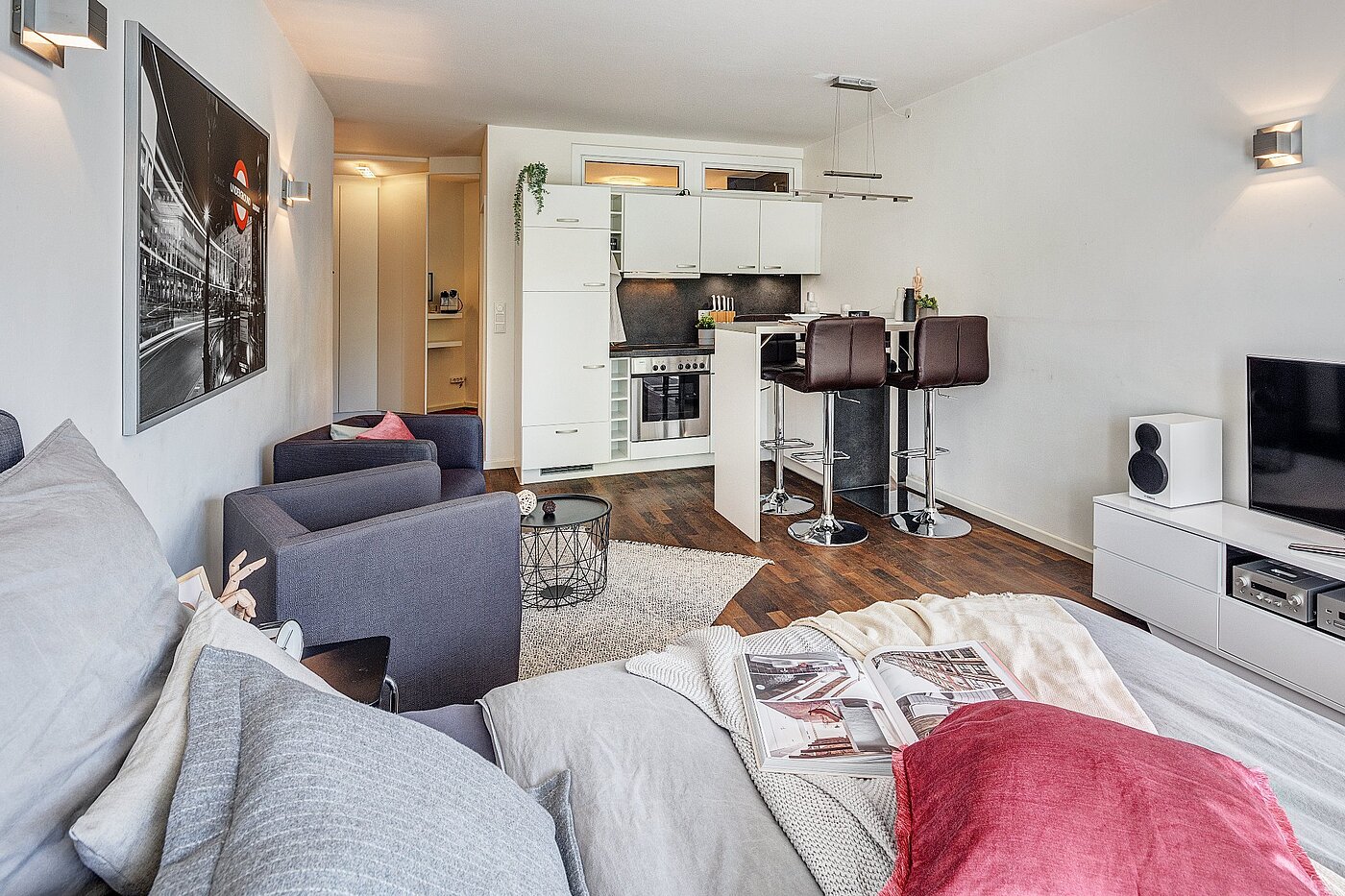 Düz ile 1 Oda | München-Freimann | 2105ML4 | Gemütlich eingerichtet