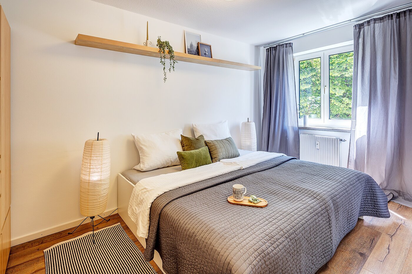 Plat cu 2.5 Camere | München-Berg am Laim | 70030 | Schlafzimmer mit...